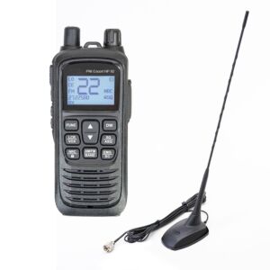 Kit stazione radio CB portatile PNI Escort HP 92 multi standard 4W, 12-24V AM-FM con antenna CB PNI Extra 48 con magnete