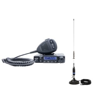 Pacchetto stazione radio CB PNI Escort HP 6550 con PNI ECH01 installato + antenna CB PNI S75 con magnete