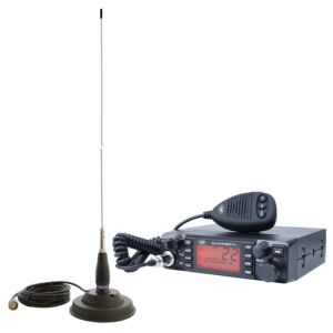 Kit stazione radio CB PNI ESCORT ESCORT HP 9001 PRO ASQ + antenna CB PNI ML145 con magnete 145 / PL