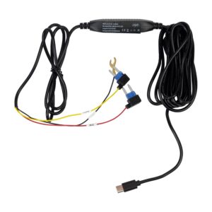 Cavo di alimentazione PNI per DVR per auto, ingresso 12V/24V, uscita 5V 2,5A