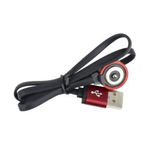 Cavo USB per la ricarica delle torce PNI Adventure F75, con contatto magnetico, lunghezza 50 cm