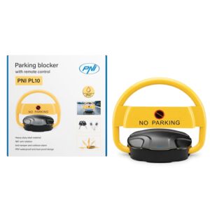 Blocco automatico per parcheggio auto PNI PL10 con telecomando, chiavi e batterie