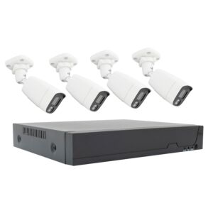 Kit di videosorveglianza PNI House POE154 5MP - NVR e 4 telecamere esterne