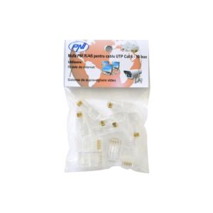 Plug PNI RJ45 per UTP Cat Cat 6 set 10 pezzi