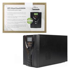 UPS SilverCloud 850VA con schermo LCD sinusoidale