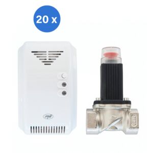 Sensore gas PNI Safe House 200 e kit per valvole solenoide