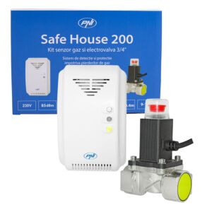 Kit PNI Safe House 200 sensore di gas e valvola solenoide da 3/4 di pollice