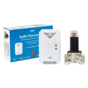Kit per sensore di gas PNI Safe House da 200 3/4 pollici e elettrovalvola