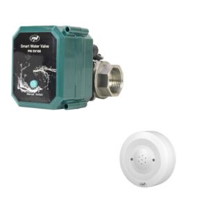 Kit antiallagamento PNI SV180 valvola intelligente per l'acqua Connettività Wi-Fi + rilevatore di allagamento intelligente PNI Safe H