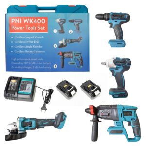 Set di utensili elettrici PNI WK400 con batterie