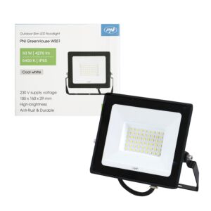Proiettore LED sottile PNI GreenHouse WS51 50W, 6400K, 5000lm, 184,5*29*160mm