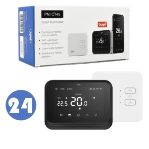Bax con 24 termostati intelligenti PNI CT45