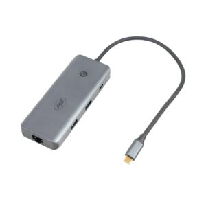 Adattatore multiporta PNI MP15S USB-C a HDMI, 2 x USB 3.0, SD/TF, RJ45, USB-C PD