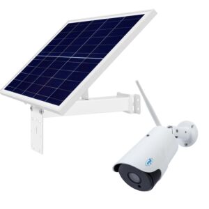 Telecamera di videosorveglianza wireless PNI IP52LR e pannelli solari fotovoltaici PNI PSF6020A
