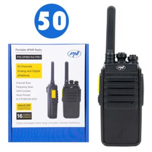 Scatola contenente 50 radio portatili PNI DPMR R41
