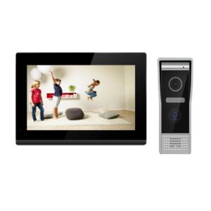 Videocitofono intelligente PNI VP8373 con 1 monitor, touch screen da 7 pollici 1080p, WiFi, applicazione mobile Tuya, IP65, slot per auto