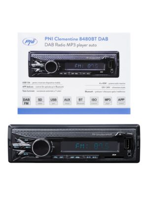 DAB Radio Lettore MP3 auto PNI Clementine 8480BT