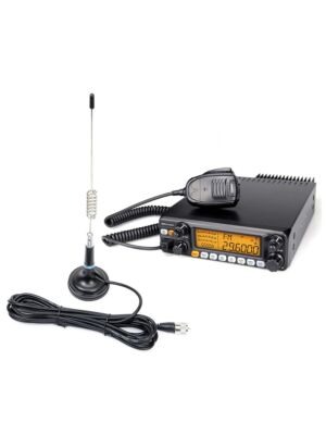Kit per stazione radio amatoriale PNI Jopix AT-5555N II, con bande AM, FM, SSB e antenna PNI ML29.
