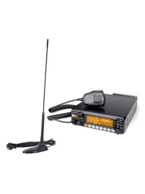 Kit per stazione radio amatoriale PNI Jopix AT-5555N II, con bande AM, FM, SSB e antenna PNI Extra 45.