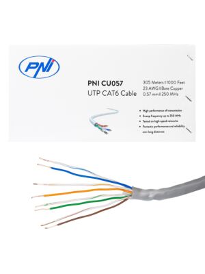 Cavo UTP CAT6 PNI CU057 in Rame 0,57mm