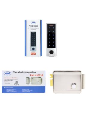 Pacchetto tastiera di controllo accessi PNI DK350 con applicazione Wi-Fi Tuya e tastiera elettromagnetica Yala PNI H1073A