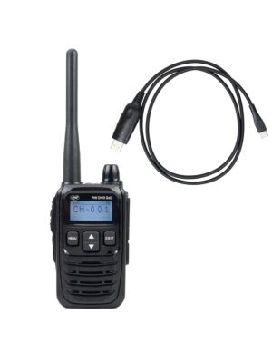 PNI DMR R45 Stazione Radio Portatile e Cavo di Programmazione
