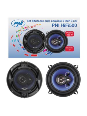 Altoparlanti auto coassiali PNI HiFi500, 100W