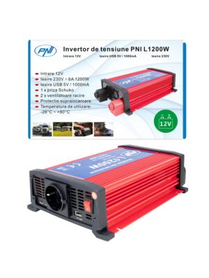 Inverter di alimentazione PNI L1200W 12V