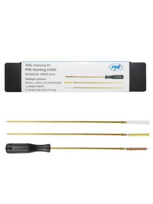Kit pulizia armi PNI Hunting H300 con 3 spazzole incluse per la carabina