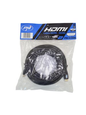 Cavo HDMI PNI H1000 ad alta velocità 1,4 V, plug-in, Ethernet, placcato in oro, 10 m