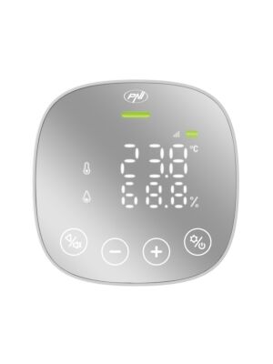 Sensore di qualità dell'aria e anidride carbonica (CO2) PNI SafeHouse HS291 compatibile con l'applicazione Tuya