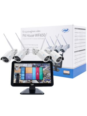 Kit di videosorveglianza PNI House WiFi650