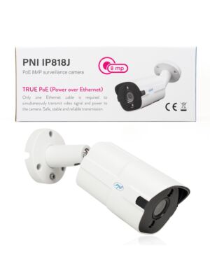 Telecamera di videosorveglianza PNI IP818J, POE