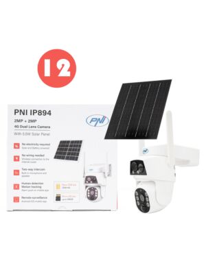 Confezione da 12 telecamere di videosorveglianza