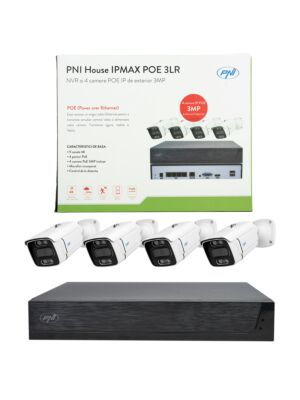 Kit di videosorveglianza PNI House IPMAX POE 3LR