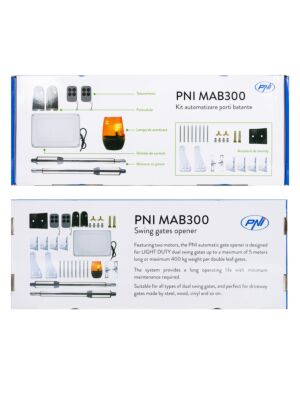 Kit automazione cancello battente PNI MAB300