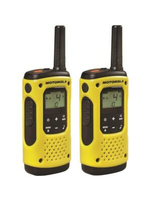 Stazione radio portatile PMR Motorola TLKR T92 H2O IP67 con 2 pezzi giallo