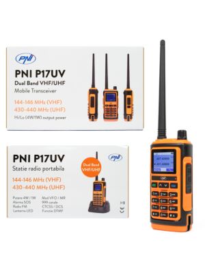 Stazione radio portatile VHF/UHF PNI P17UV