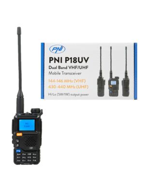 Stazione radio portatile VHF/UHF PNI P18UV, dualband