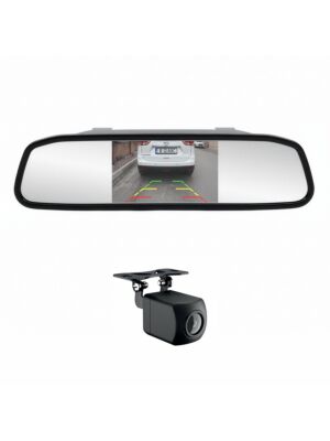 Sistema di parcheggio wireless PNI Escort P20 con display da 4,3 pollici nello specchietto retrovisore e telecamera