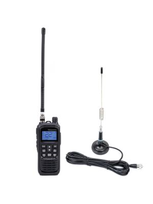 PNI Escort HP 92 Multi Standard 4W, 12-24V AM-FM Pacchetto Radio CB portatile con antenna CB PNI ML29 con magnete