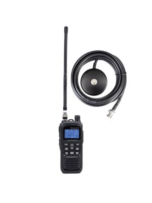 PNI Escort HP 92 Multi Standard 4W, 12-24V AM-FM Kit Radio CB portatile con base magnetica BNC