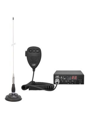 Kit CB radio CBI ESCORT HP 8000L ASQ + Antenna CB PNI ML100