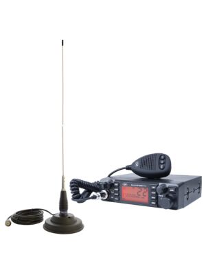 Kit stazione radio CB PNI ESCORT ESCORT HP 9001 PRO ASQ + antenna CB PNI ML145 con magnete 145 / PL