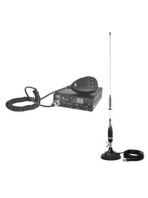 Stazione radio CB PNI ESCORT HP 8000L ASQ + antenna CB PNI S75 con magnete