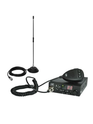 CB PNI ESCORT Kit stazione radio ASQ HP 8024 + antenna CB PNI Extra 40