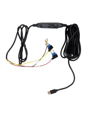 Cavo di alimentazione PNI per DVR per auto, ingresso 12V/24V, uscita 5V 2,5A