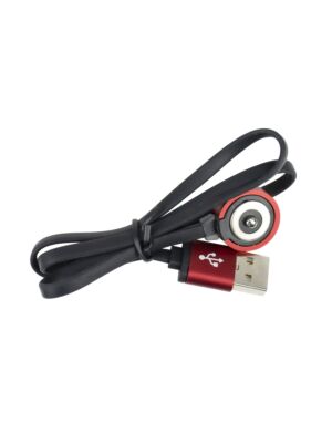 Cavo USB per la ricarica delle torce PNI Adventure F75, con contatto magnetico, lunghezza 50 cm