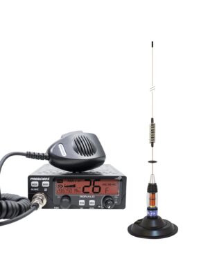 Kit Radio CB President RONALD ASC 10/12M + Antenna CB PNI ML70