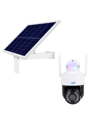 Pacchetto di telecamere di videosorveglianza wireless PNI House IP575 e pannello solare fotovoltaico PNI PSF6020A.